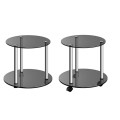 Multifunctional Tempered Glass Coffee Table